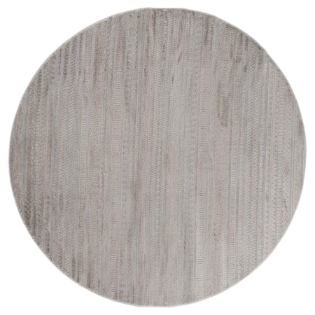 Manmade Cascades Yamsay Wheat Round Rug; 7 ft. 10 in. MA3089444